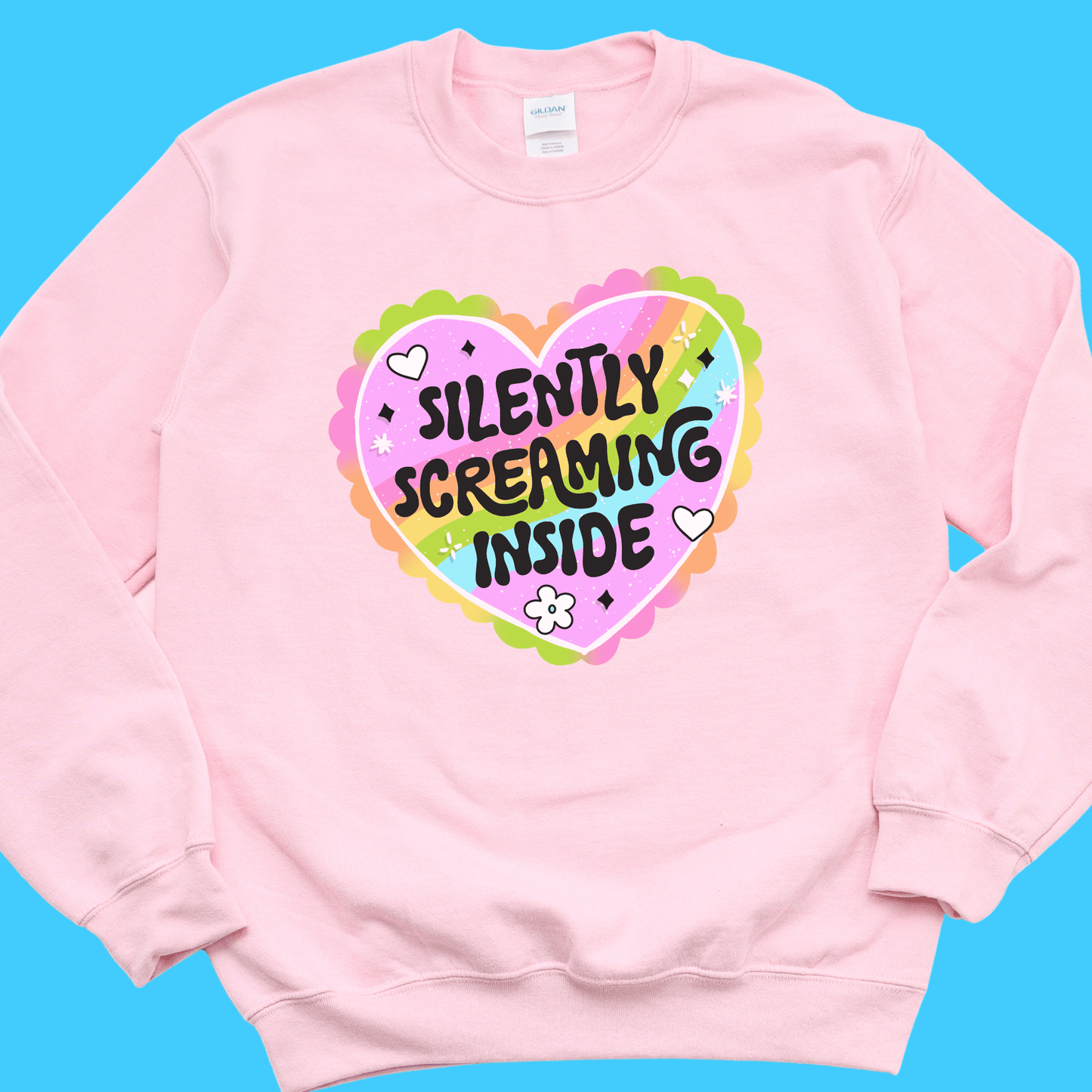 Silently Screaming Inside Sweatshirt - Resist Supply