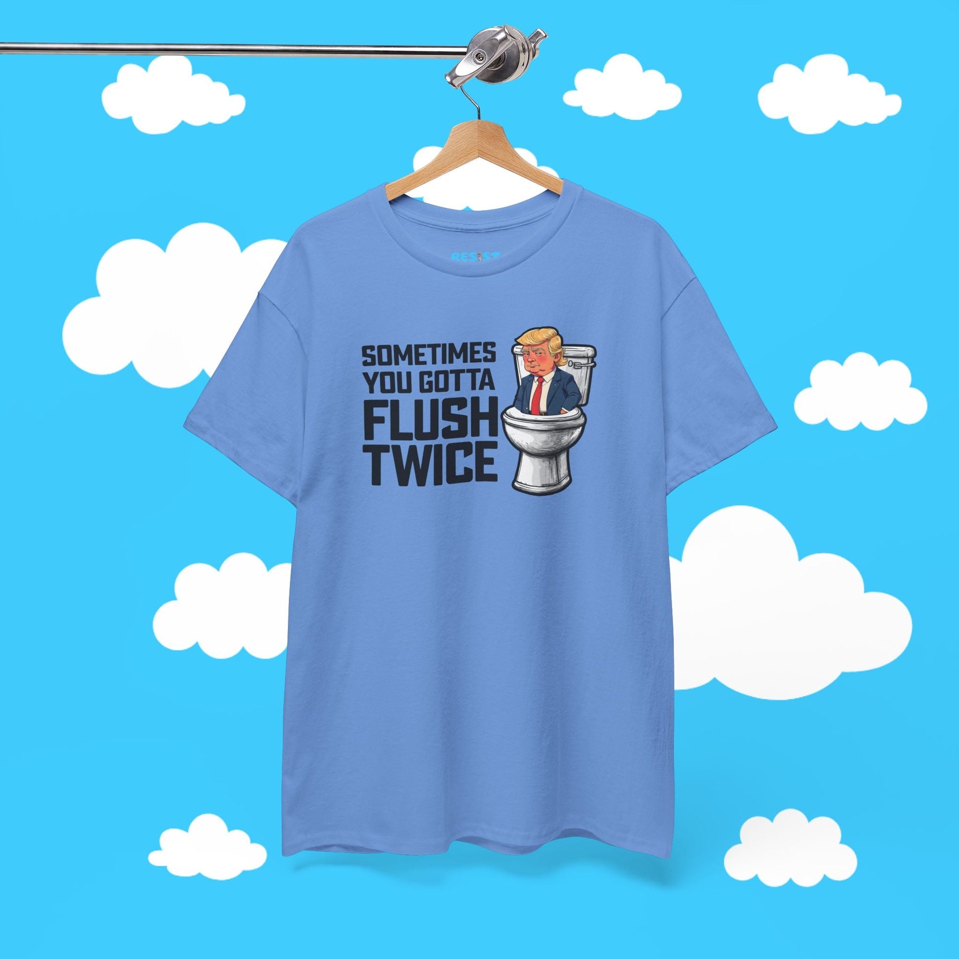 Sometimes You Gotta Flush Twice Tee - Resist Supply #