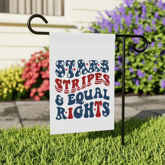 Stars Stripes and Equal Rights Garden Flag - Resist Supply #