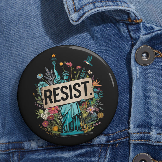 Statue of Liberty button - Resist Supply #