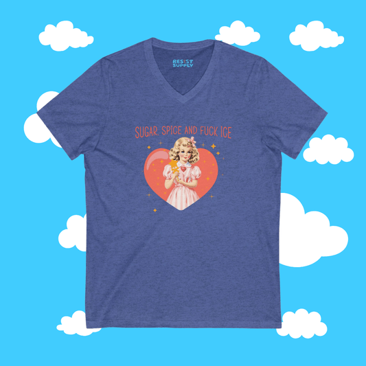 Sugar Spice V-Neck Tee - Resist Supply #
