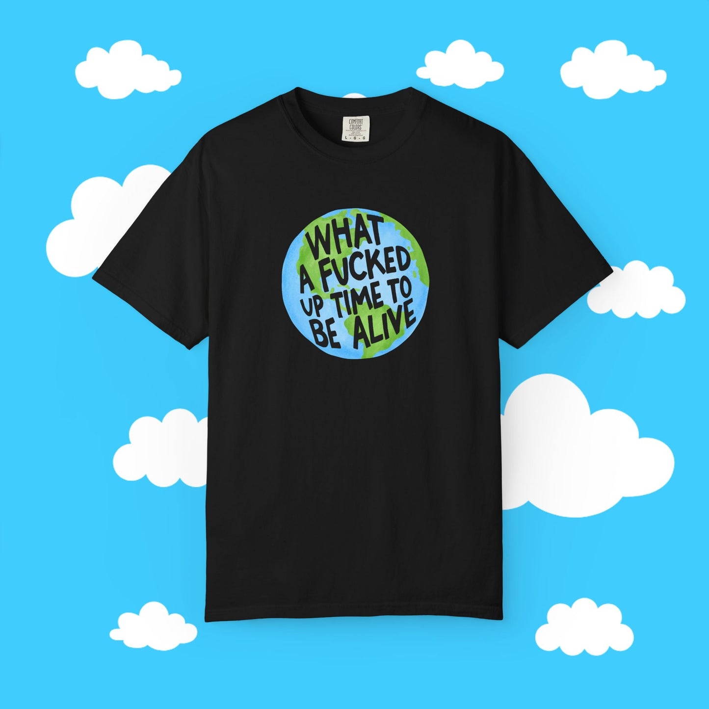 WHAT A F*CKED UP TIME TO BE ALIVE BOXY TEE - Resist Supply #
