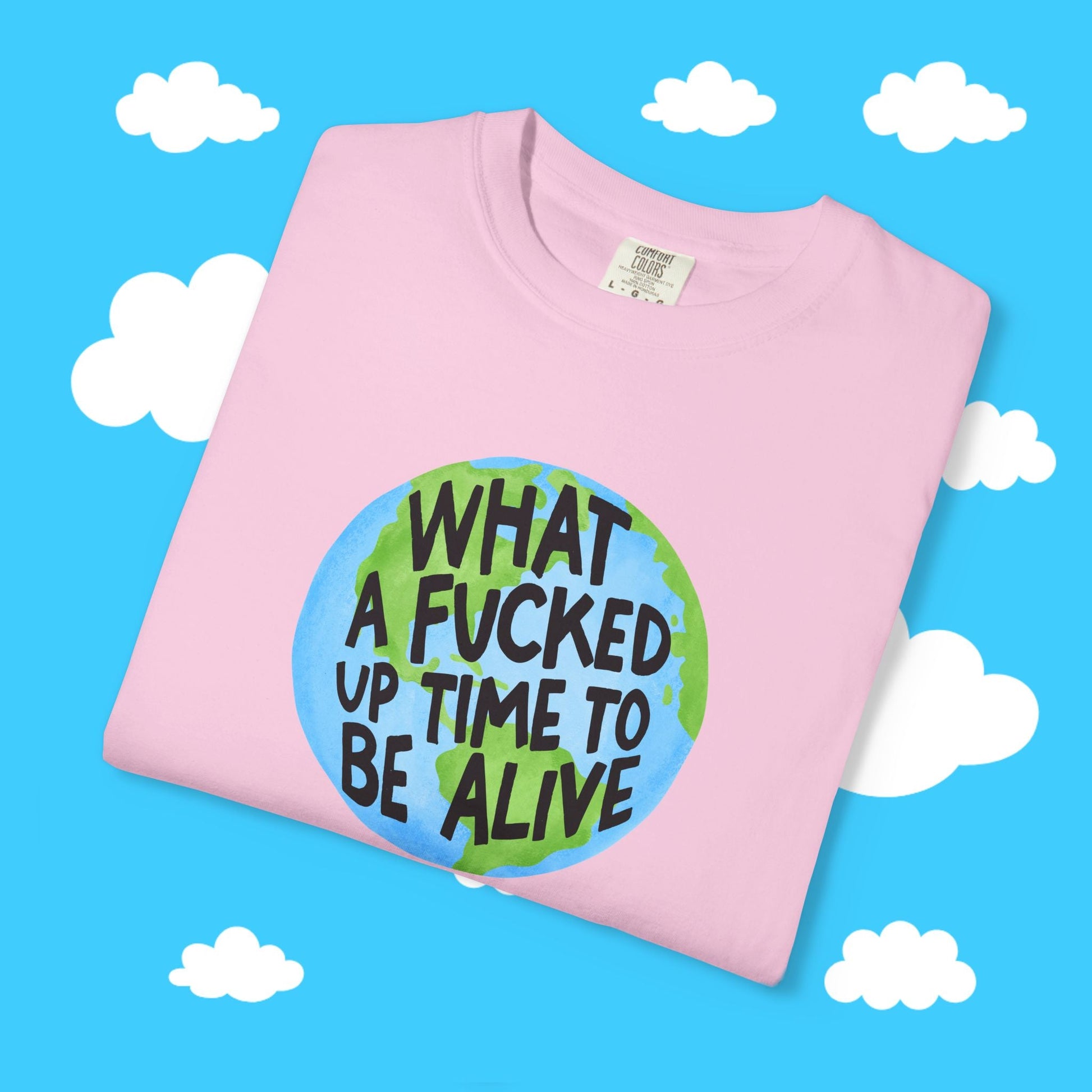 WHAT A F*CKED UP TIME TO BE ALIVE BOXY TEE - Resist Supply #