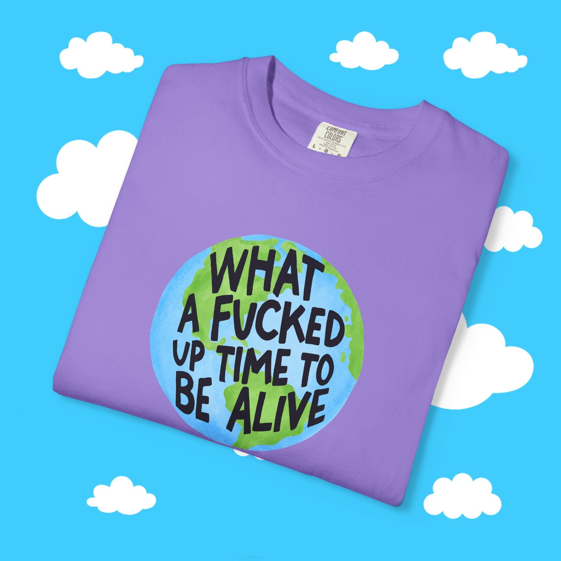 WHAT A F*CKED UP TIME TO BE ALIVE BOXY TEE - Resist Supply #
