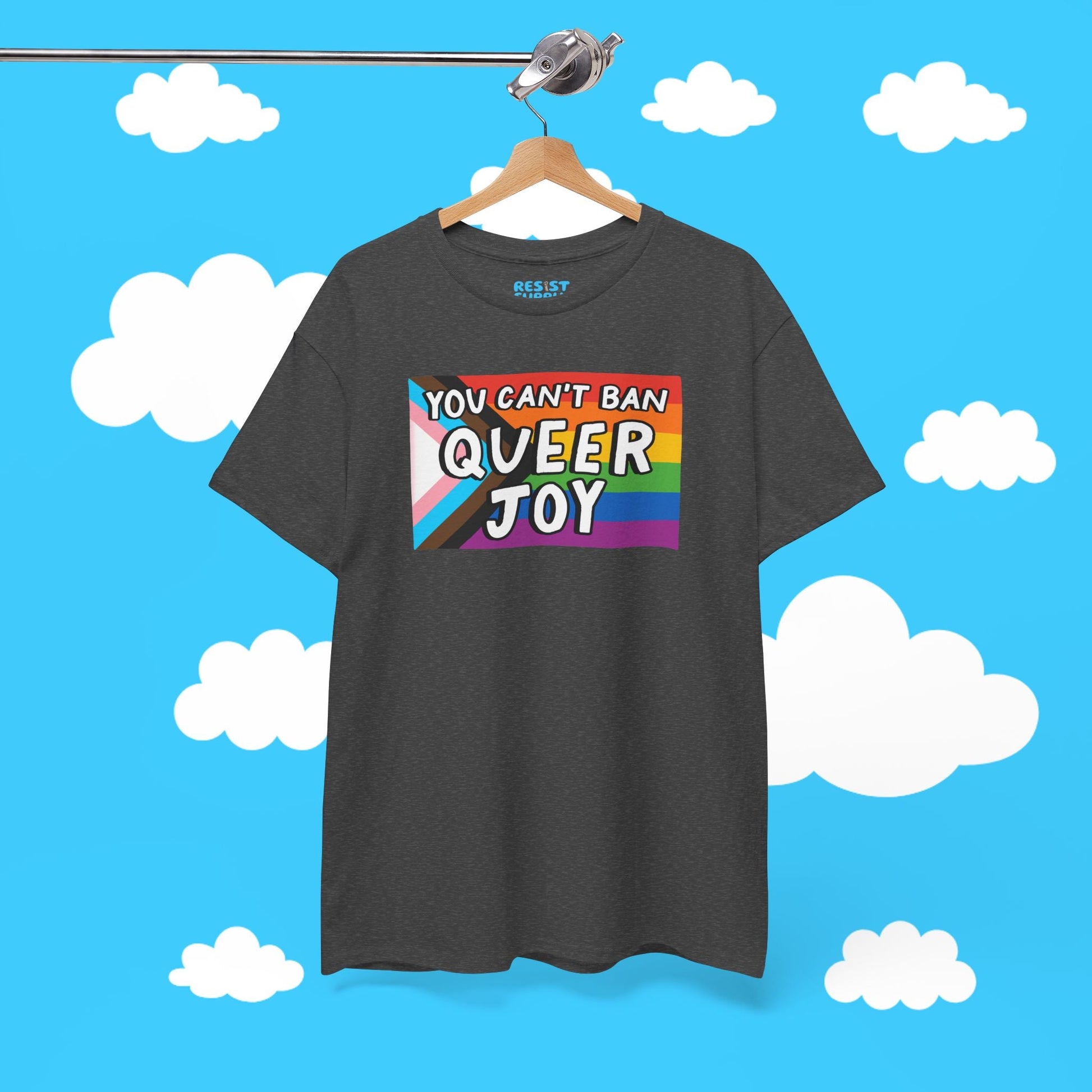 You Can't Ban Queer Joy Tee - Resist Supply #