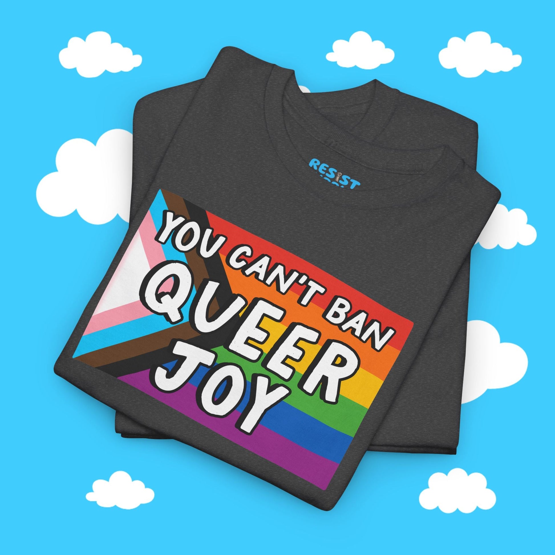 You Can't Ban Queer Joy Tee - Resist Supply #