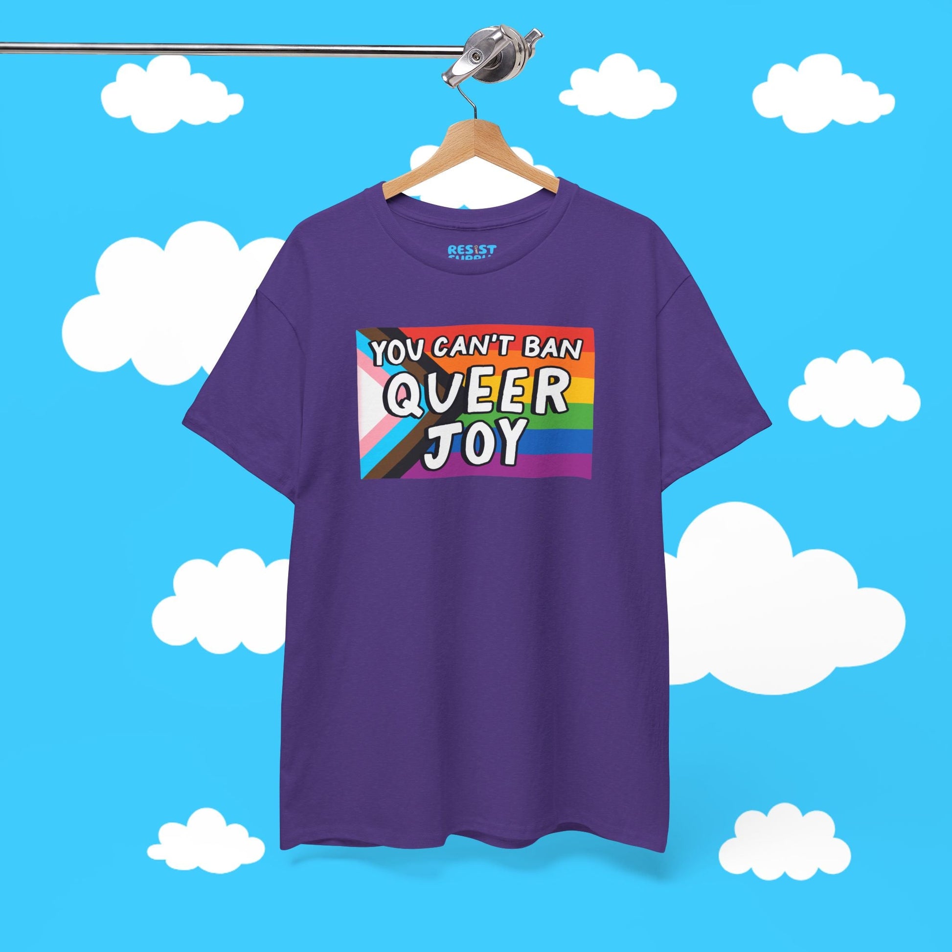 You Can't Ban Queer Joy Tee - Resist Supply #