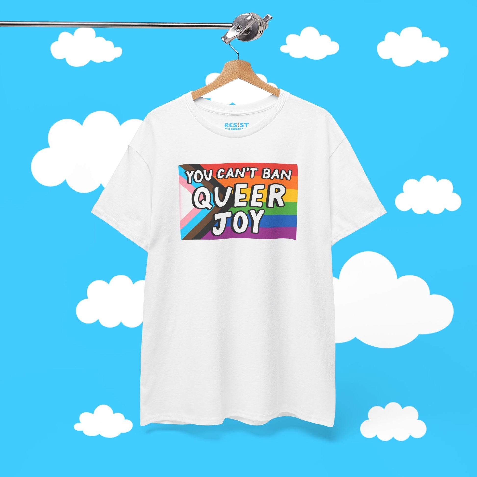 You Can't Ban Queer Joy Tee - Resist Supply #