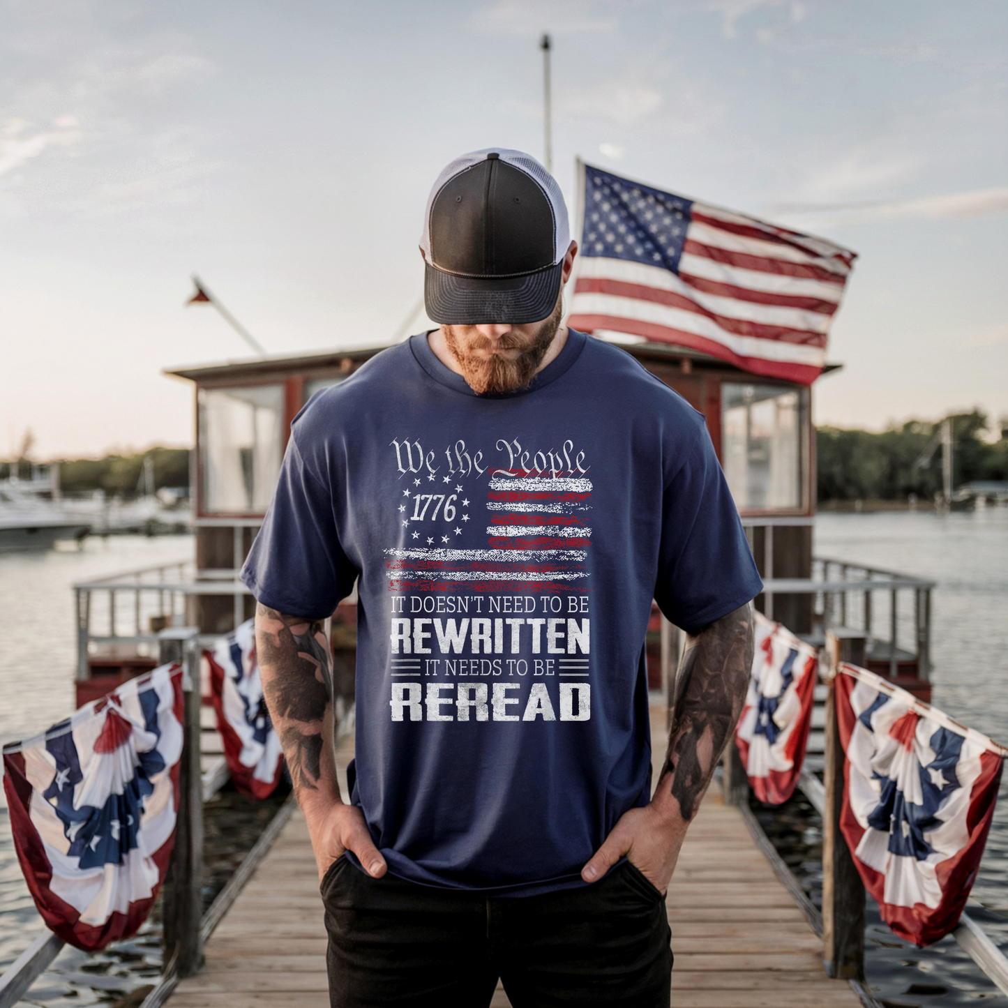 Patriotic 'We The People 1776' T-Shirt