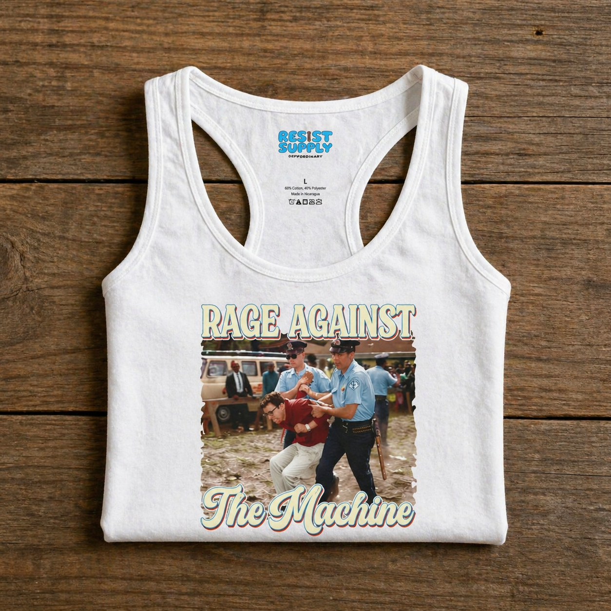 Rage Against The Machine Women's Ideal Racerback Tank