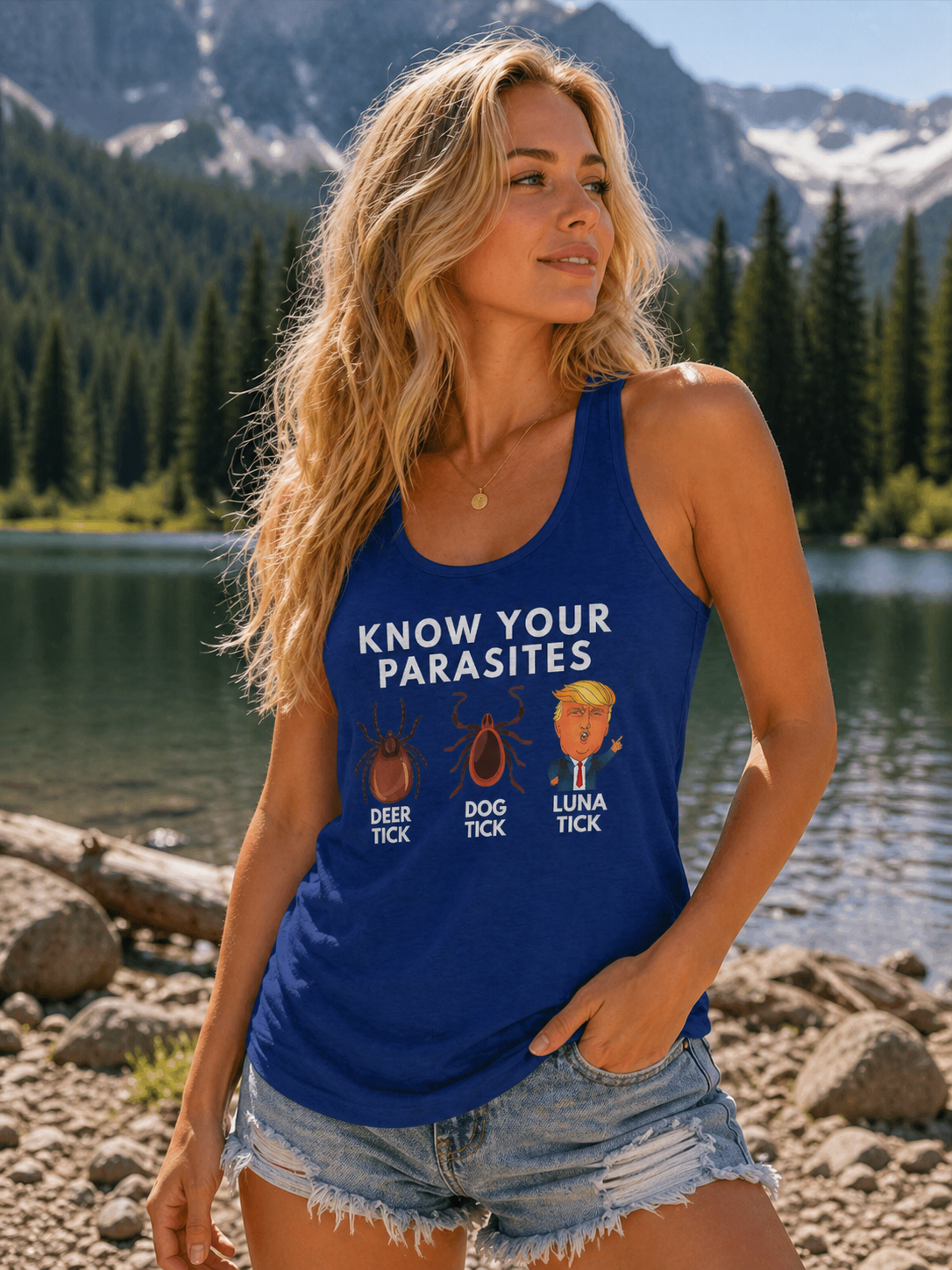 Know Your Parasites Racerback Tank
