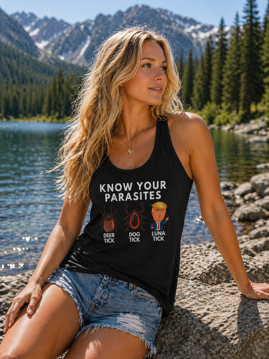 Know Your Parasites Racerback Tank