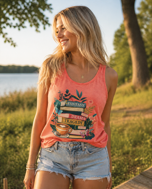 FANTASY DRAMA TRAGEDY (FDT) Racerback TANK