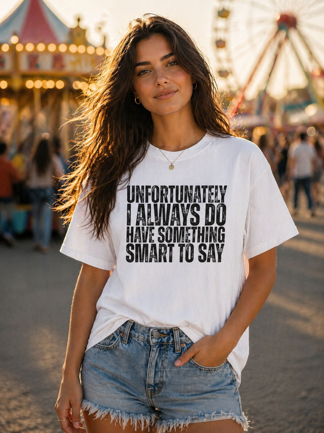 Always Have Something Smart to Say T-Shirt – Garment Dyed Tee | Funny Sarcastic Shirt