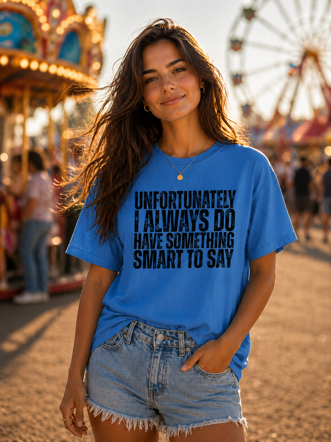Always Have Something Smart to Say T-Shirt – Garment Dyed Tee | Funny Sarcastic Shirt