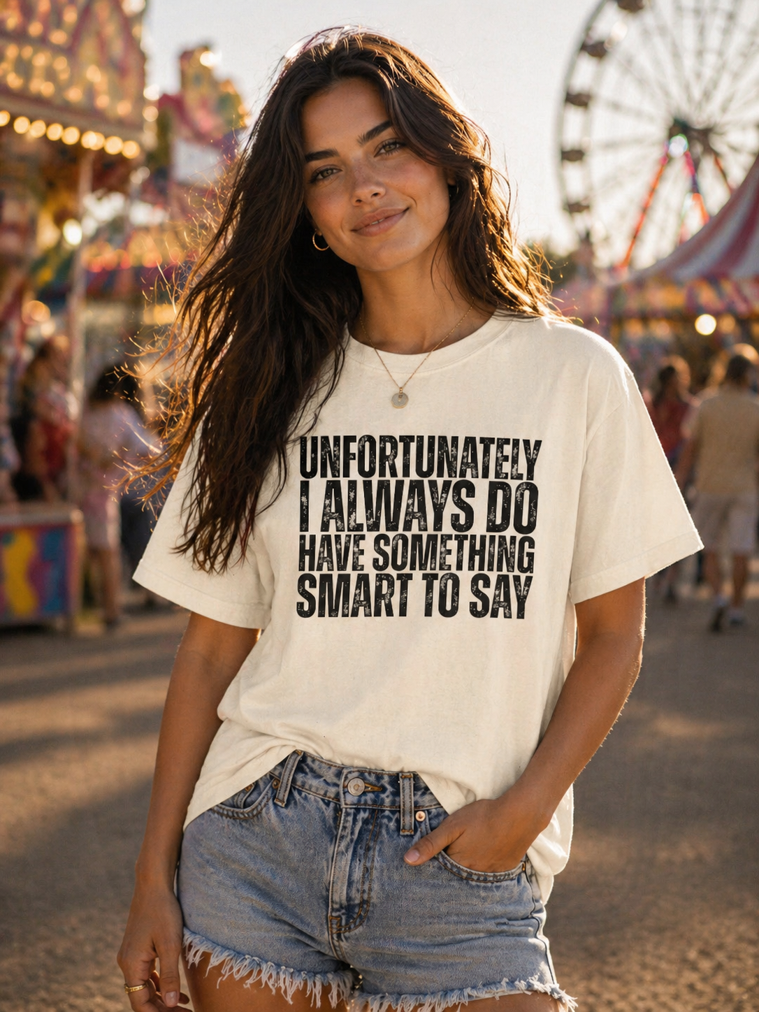Always Have Something Smart to Say T-Shirt – Garment Dyed Tee | Funny Sarcastic Shirt