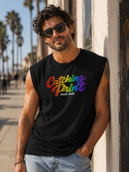Catching Print - Pride Rainbow Muscle Tank Sleeveless Shirt