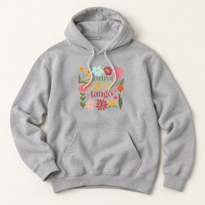 Floral Foxtrot Delta Tango Hoodie