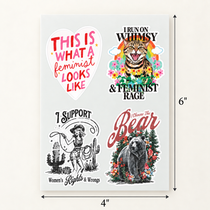 Feminist Sticker Sheets