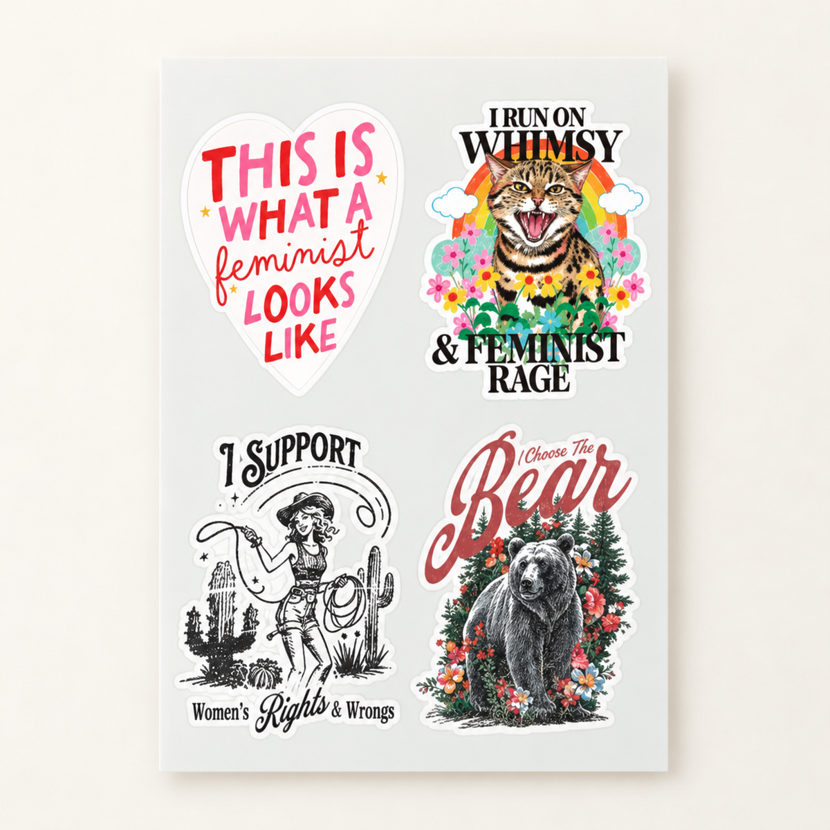 Feminist Sticker Sheets