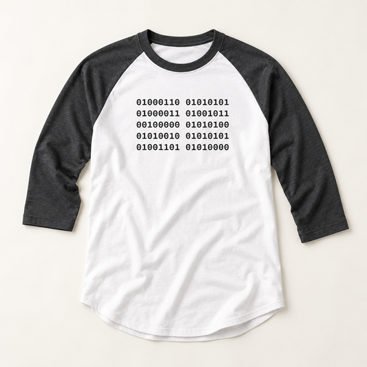 FDT Binary Code Raglan T-Shirt