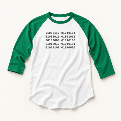 FDT Binary Code Raglan T-Shirt
