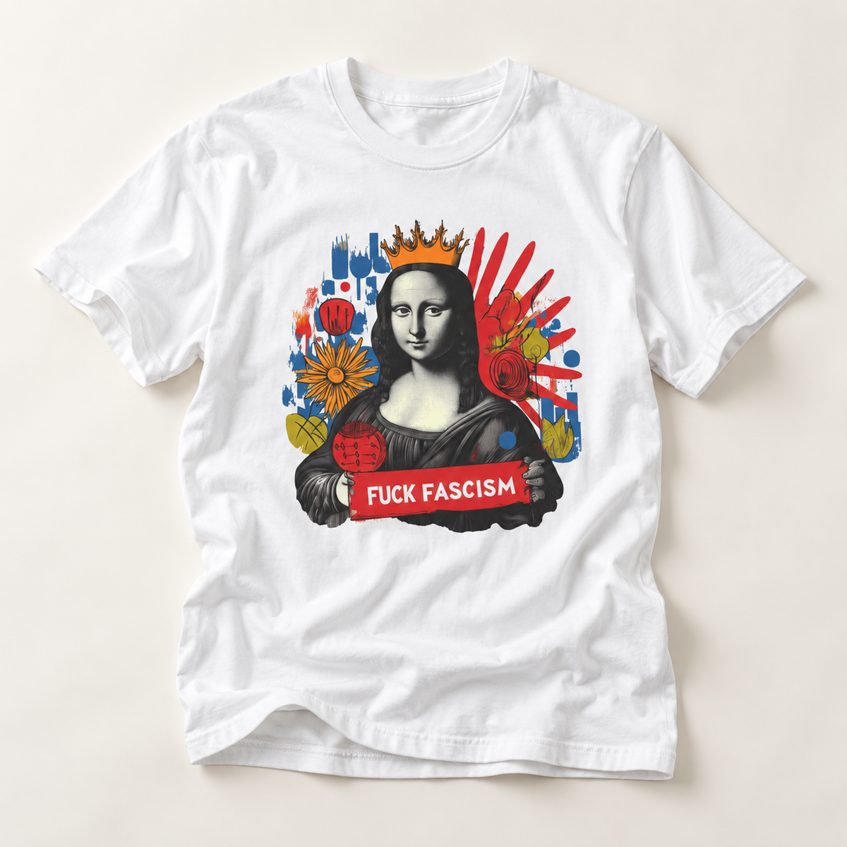 F*ck Fascism - Mona Lisa - Graphic T-Shirt