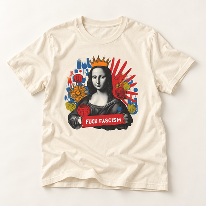 F*ck Fascism - Mona Lisa - Graphic T-Shirt