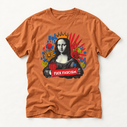 F*ck Fascism - Mona Lisa - Graphic T-Shirt