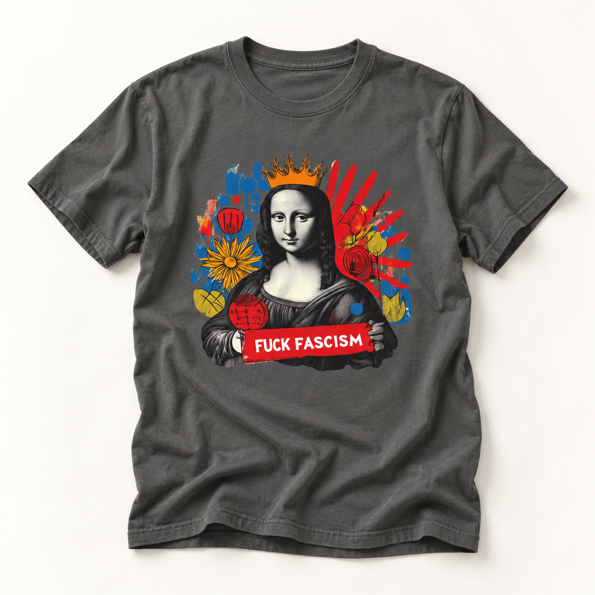 F*ck Fascism - Mona Lisa - Graphic T-Shirt