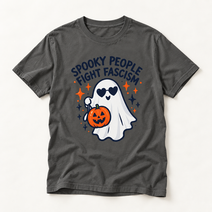Spooky People Fight Fascism T-Shirt