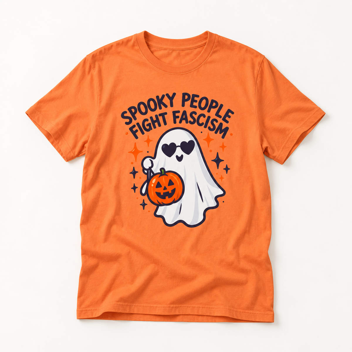 Spooky People Fight Fascism T-Shirt