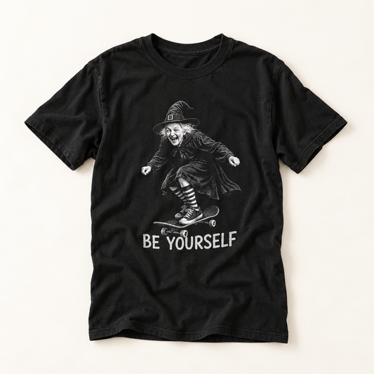 Witch Skateboard 'Be Yourself' Graphic T-Shirt