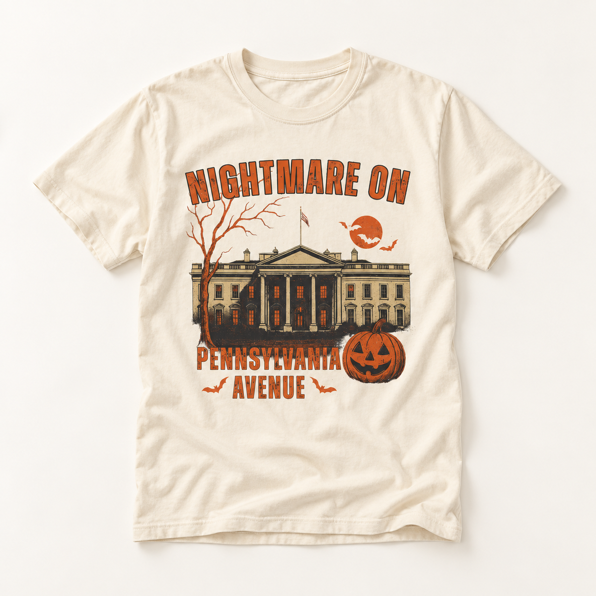 Nightmare on Pennsylvania Avenue T-Shirt — Halloween Haunted White House Graphic Tee