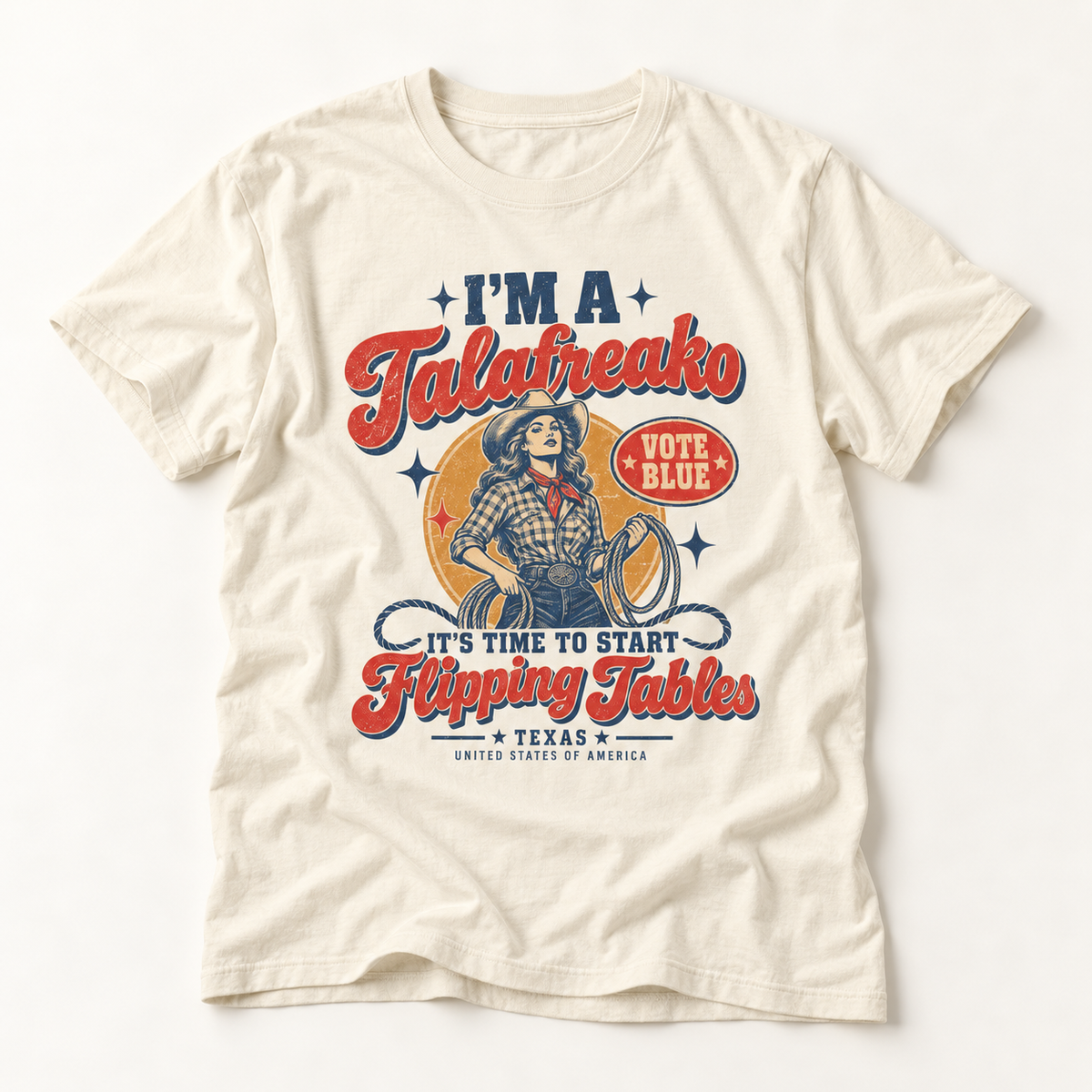 I'm a Tallahreako Vote Blue T-Shirt — Texas Voter Pride Tee