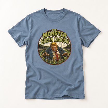 Monster of the Green Lagoon Retro Horror Movie Graphic Tee
