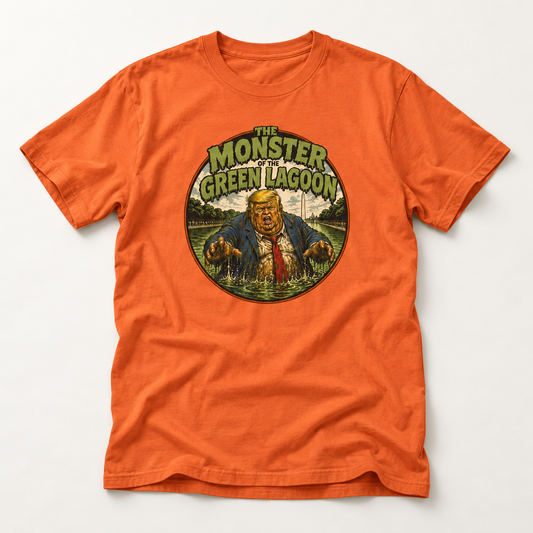 Monster of the Green Lagoon Retro Horror Movie Graphic Tee