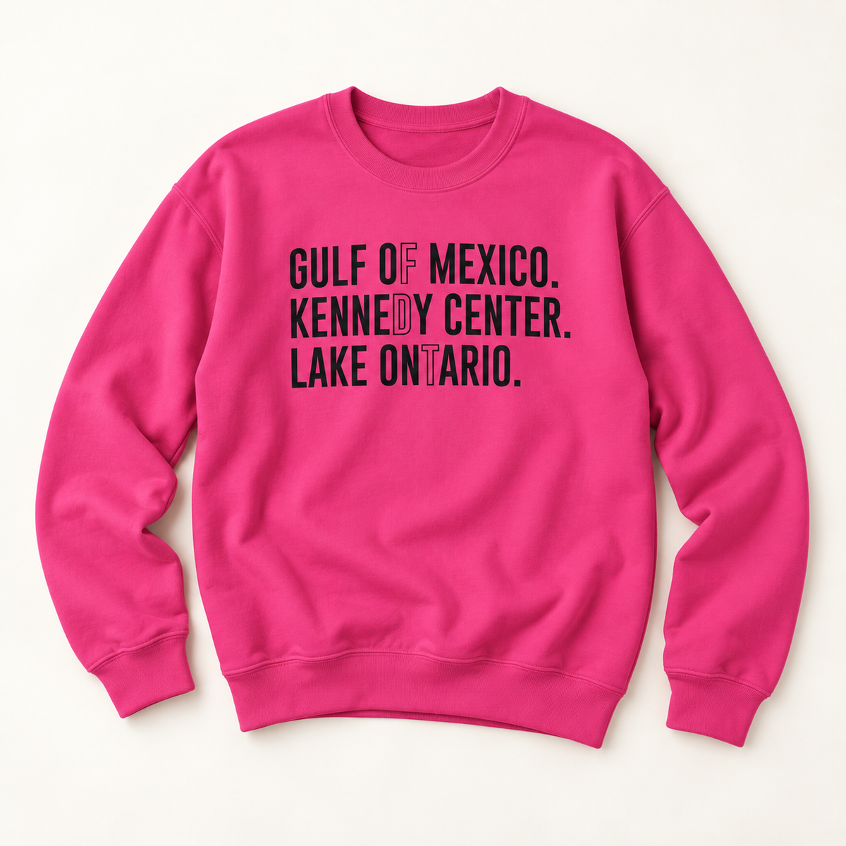 Gulf of Mexico. Kennedy Center. Lake Ontario. Crewneck Sweatshirt
