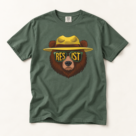 Smokey the Bear Resist Protest T-Shirt