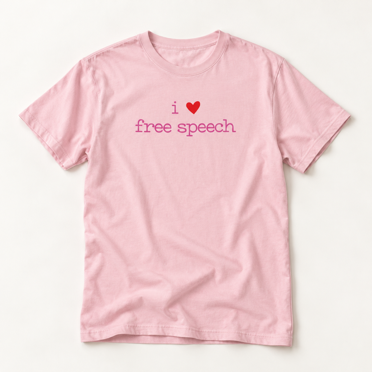 I Love Free Speech Graphic T-Shirt