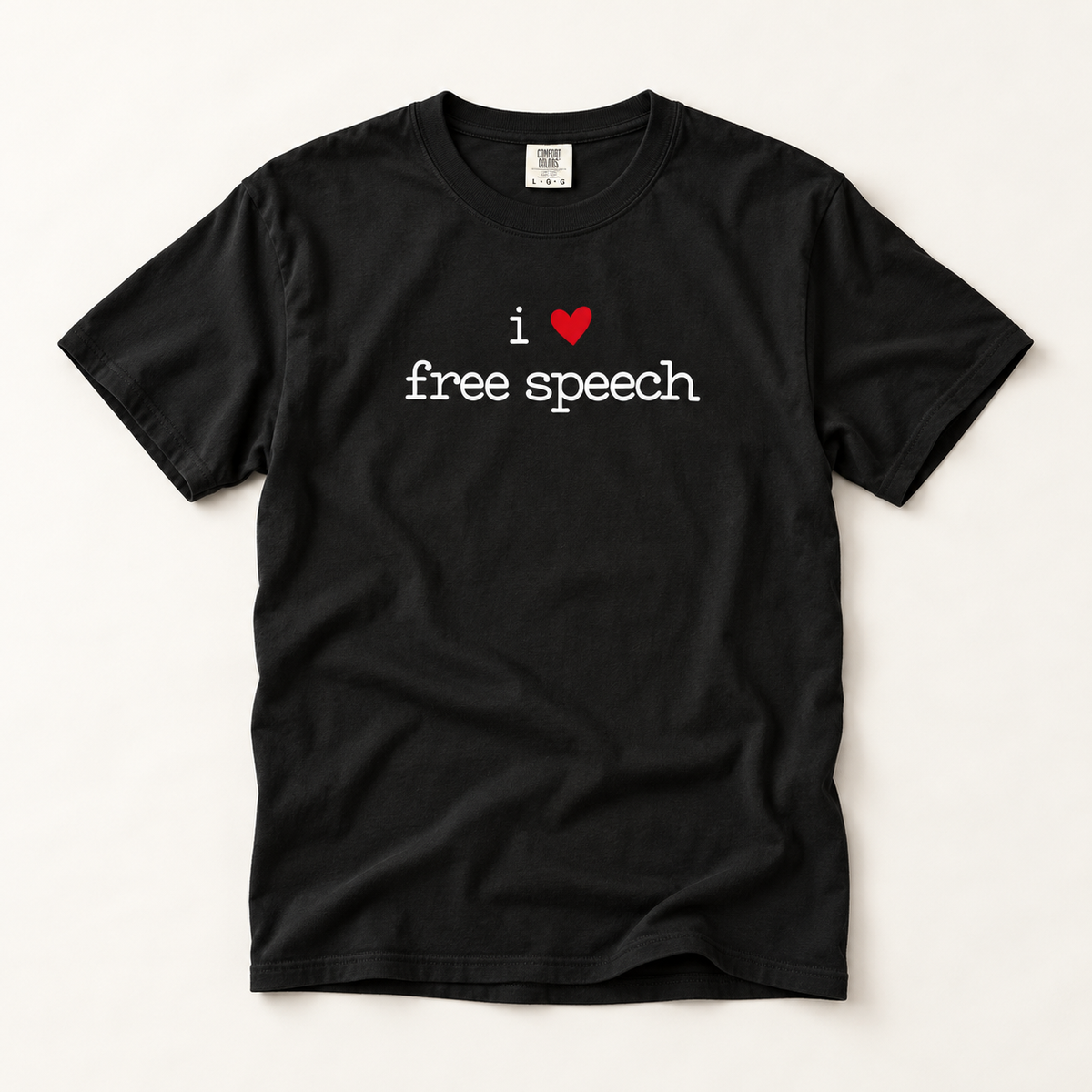 I Love Free Speech Graphic T-Shirt