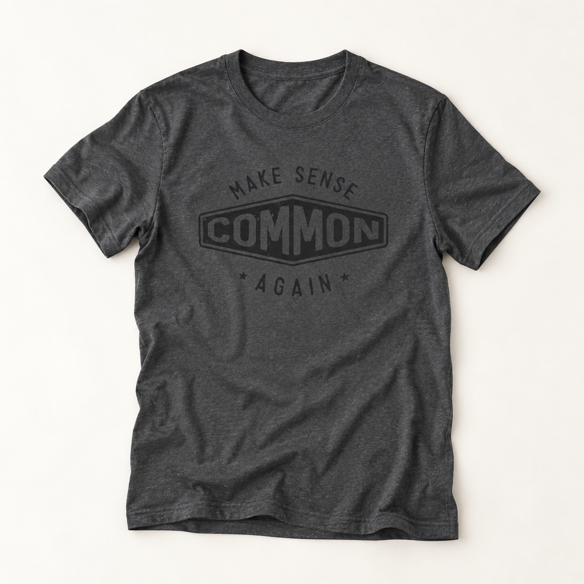 Make Sense Common Again Funny Retro Graphic Top