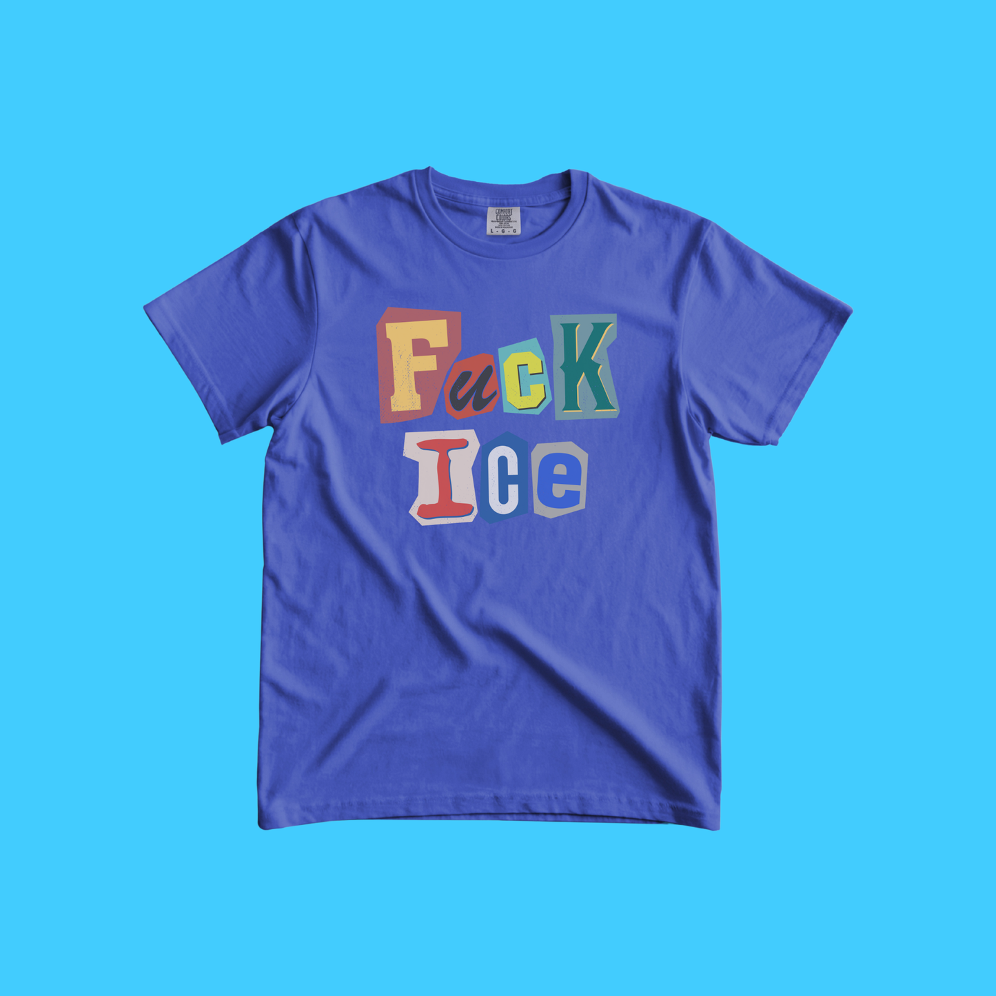 Ransom Note Graphic T-Shirt – Garment Dyed Heavyweight Tee | Bold Political Streetwear Shirt