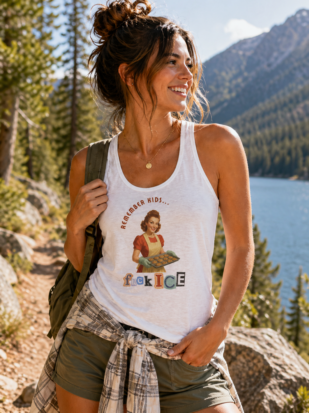 F&ck Ice Racerback Tank Top