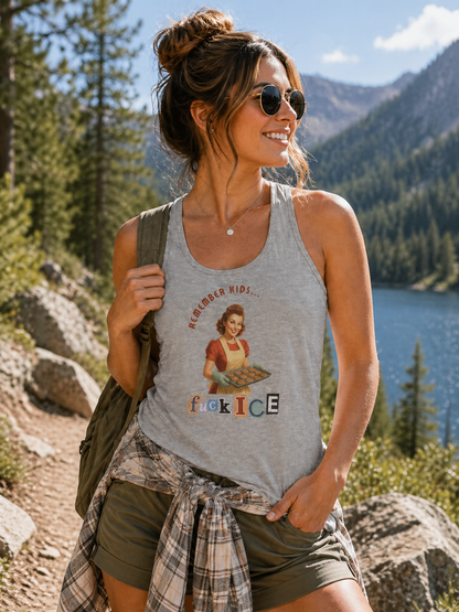 F&ck Ice Racerback Tank Top