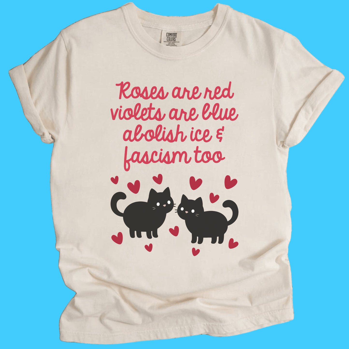 Abolish ICE & Fascism Cats T-Shirt – Cute Political Protest Tee - Resist Supply