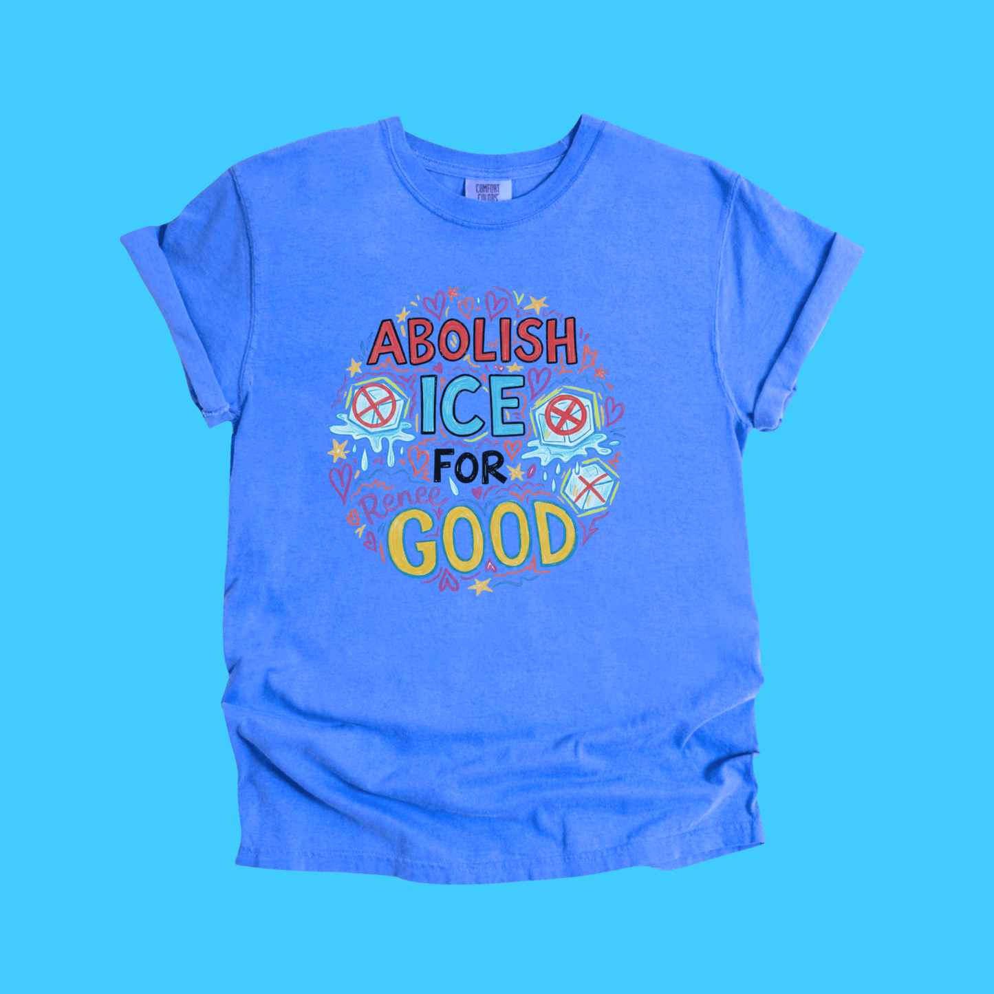 Abolish ICE For Renee Good Graphic T-Shirt - Resist Supply