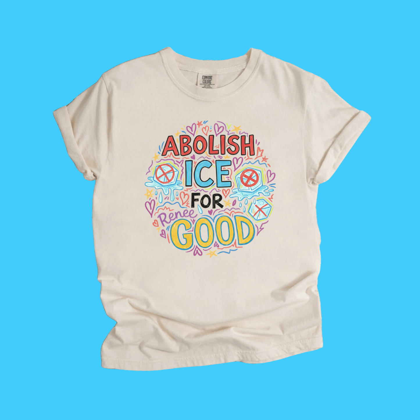 Abolish ICE For Renee Good Graphic T-Shirt - Resist Supply