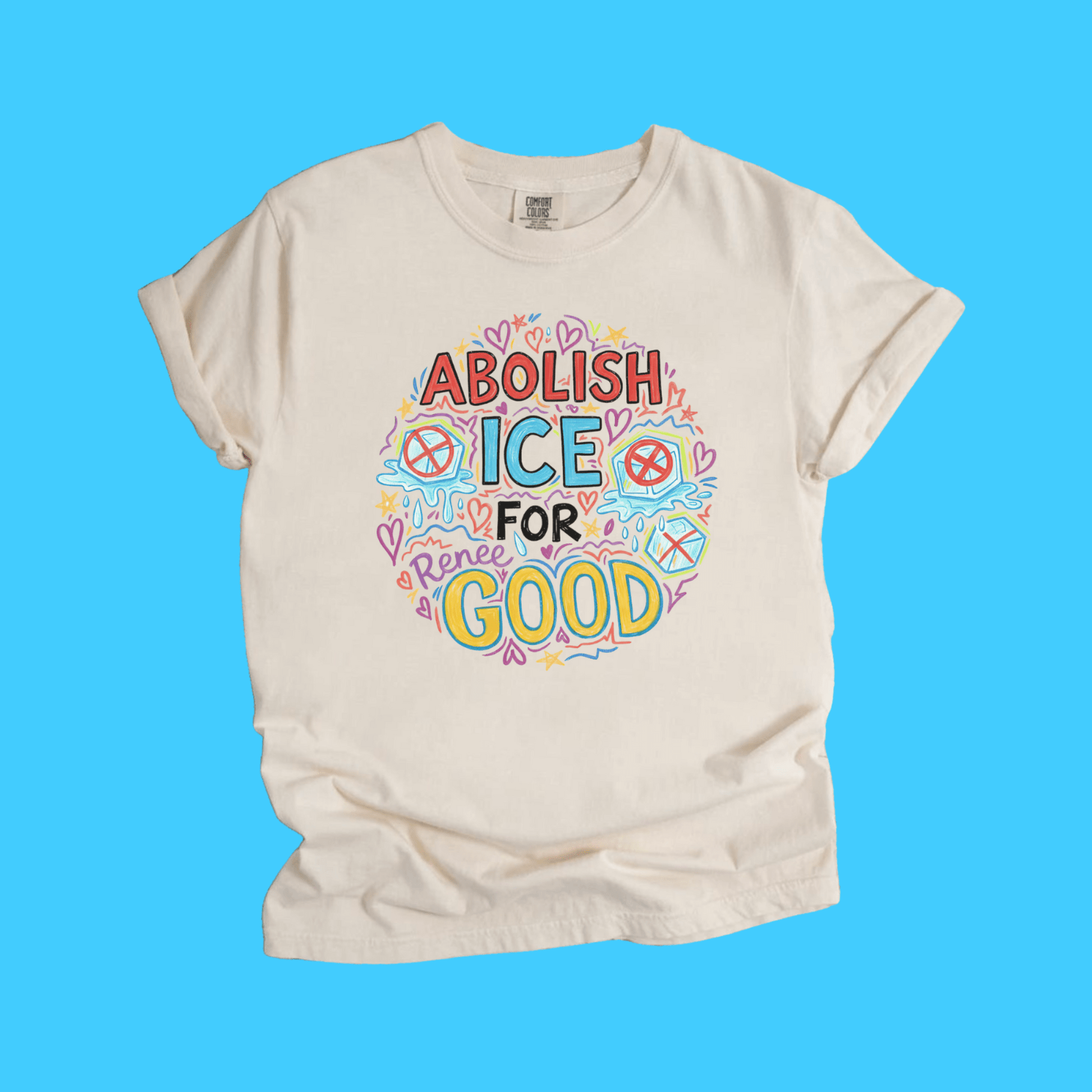 Abolish ICE For Renee Good Graphic T-Shirt - Resist Supply