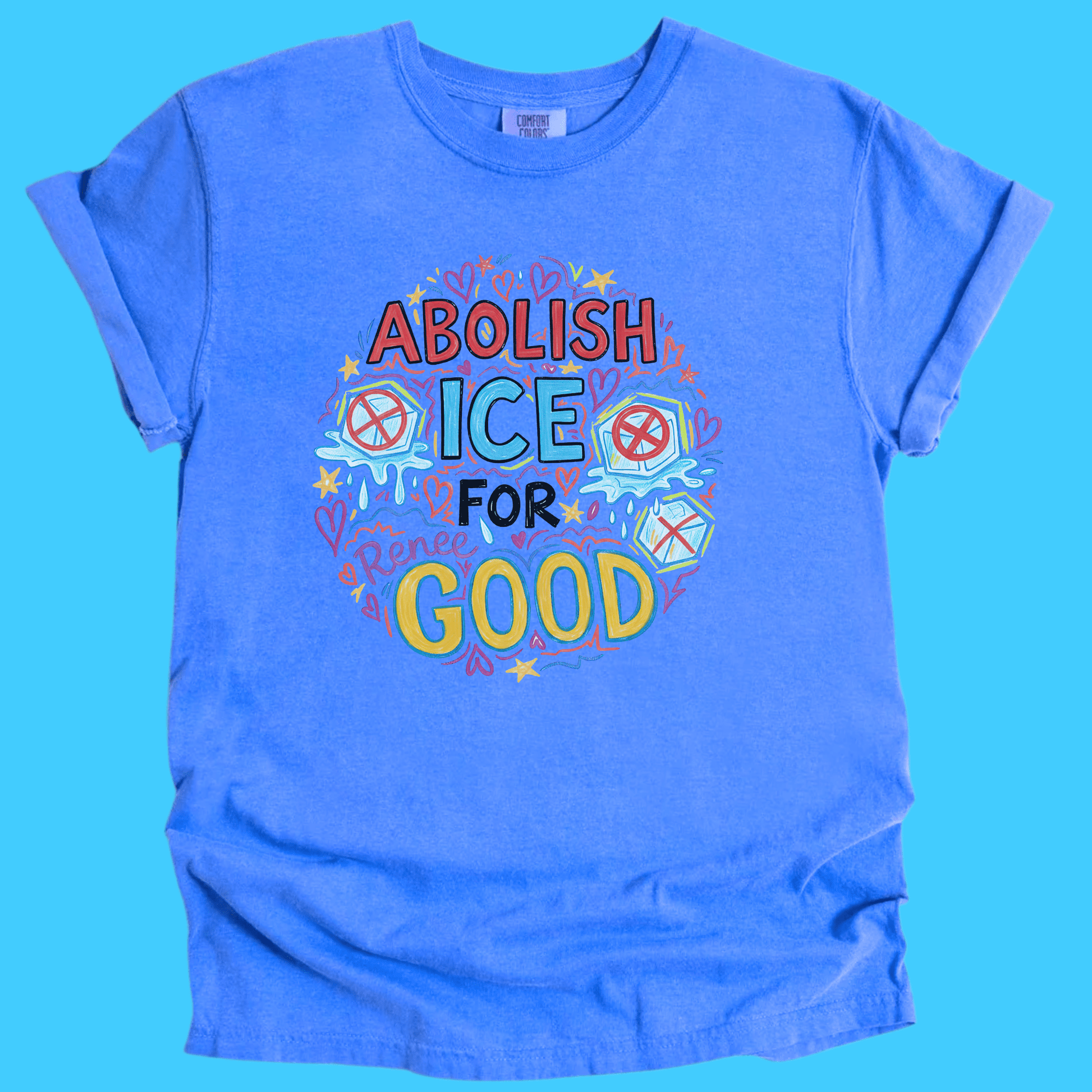 Abolish ICE For Renee Good Graphic T-Shirt - Resist Supply